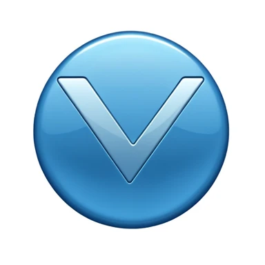 Verified blue check mark sticker