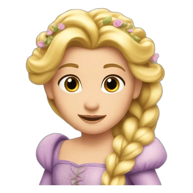 Princesse Raiponce sticker