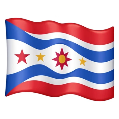 Make the assyrian flag syriac  sticker
