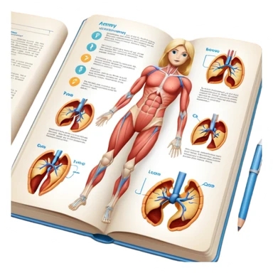 female anatomy books sticker