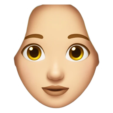 Double chin girl sticker