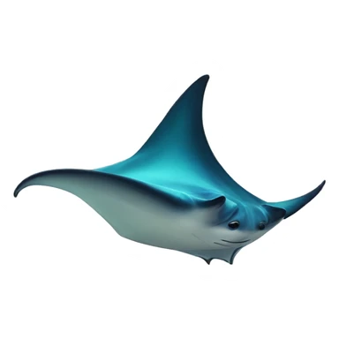 Manta-ray sticker