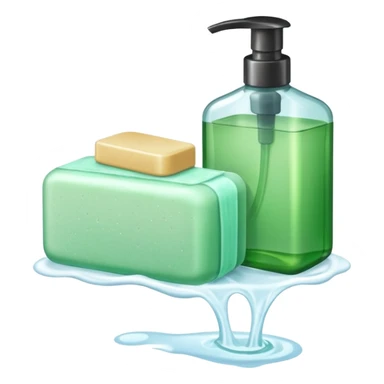 Soap and shampoo sticker