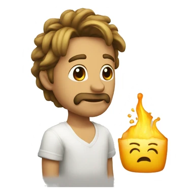 Letra R con corona  sticker