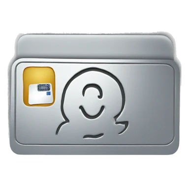 an american express business card in silver color sticker