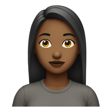 A chill girl sticker