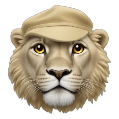 Löwe hat m Weltall sticker