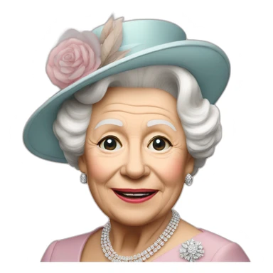 Elizabeth II sticker