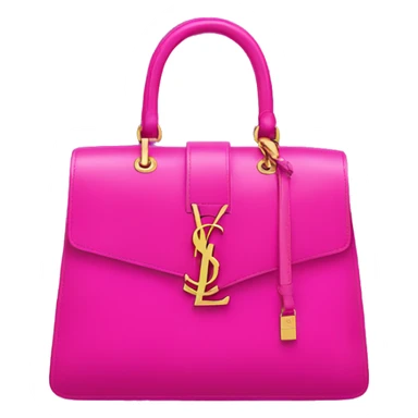 Hot pink ysl bag sticker