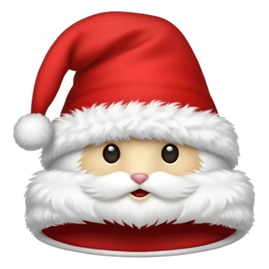 christmas hat for a website log sticker