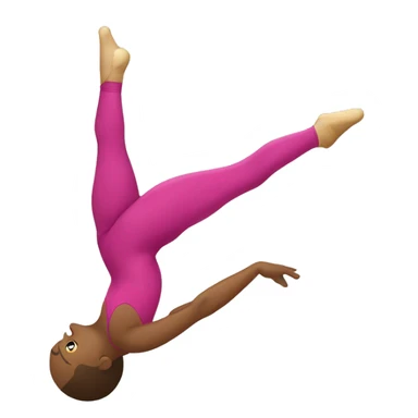 Gymnaste sur poutre sticker