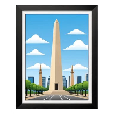 Obelisco argentina  sticker