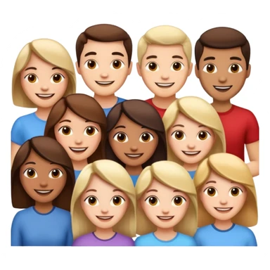 personas que aman con un corazon sticker