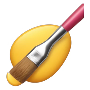 nail being painted with a nail brush sticker