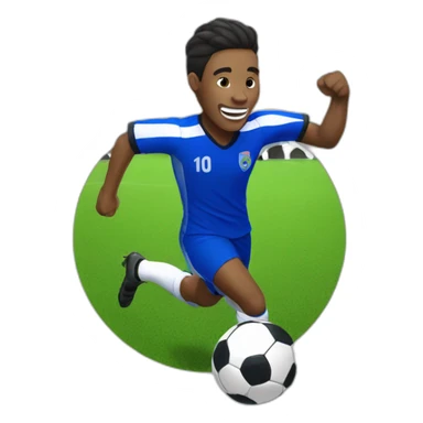 bellingham soccer player celebrating sticker