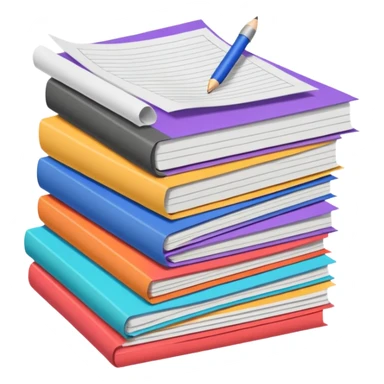 mac os mixed papers skeuomorphi sticker