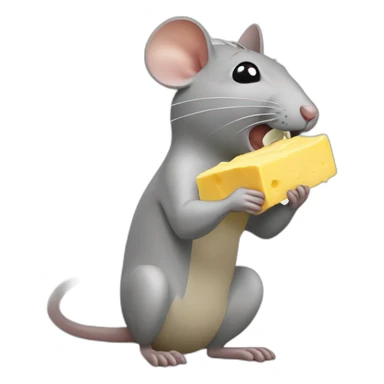 rat curning butter sticker