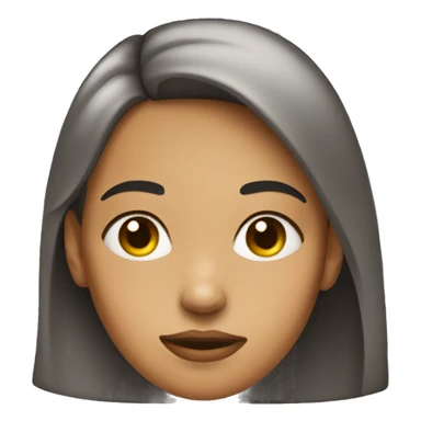 Girl with side  eye  sticker