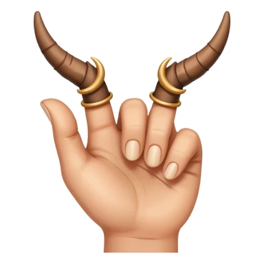 horns down sticker