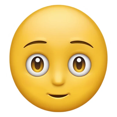 Emoji giving side eye sticker