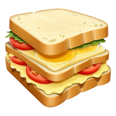 Egg salad sandwich sticker