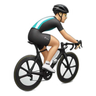 cycliste sticker