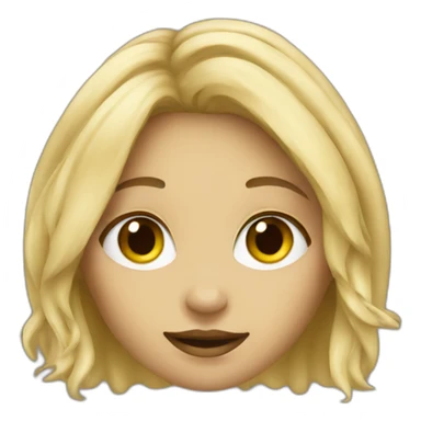 a blondie girl hemp sticker