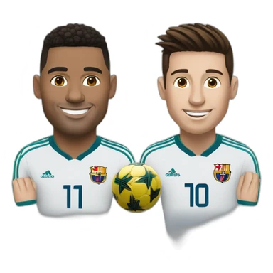 Ronaldo et Messi sticker