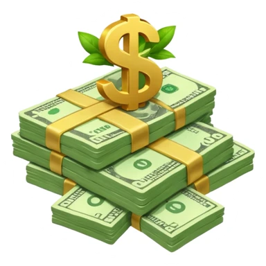 mountain of money sticker