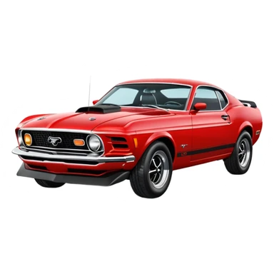 Ford mustang mach 1 sticker