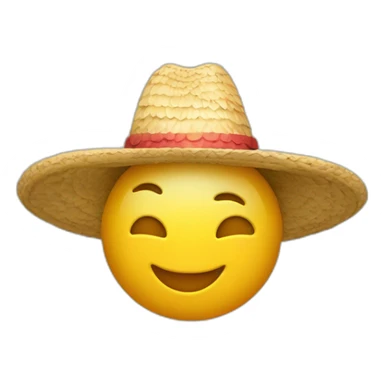 ampolleta con sombrero antropomorfisada sticker