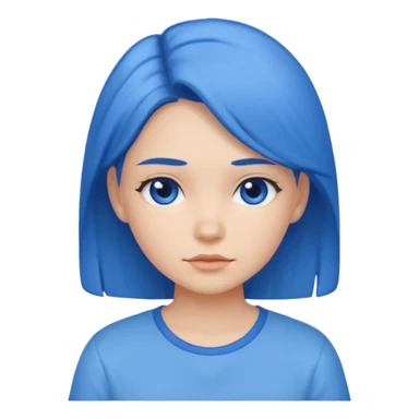 shirt not a someone blue girl sticker