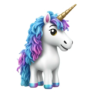 Unicorn mop sticker