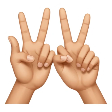 show two shaka signs sticker