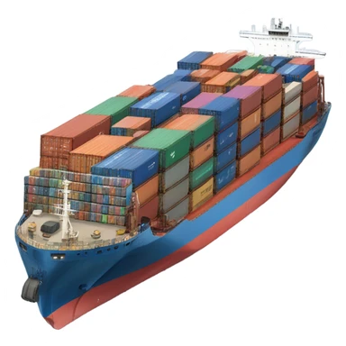 cargo ship sticker