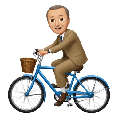Bisiklet süren Erdoğan  sticker