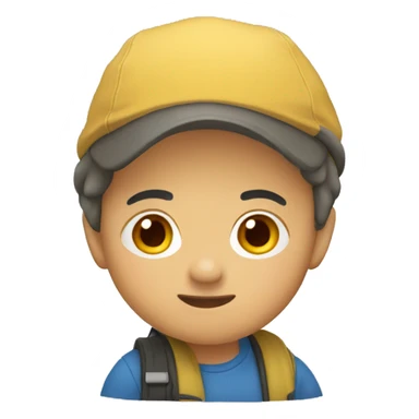 asian camper emoji sticker