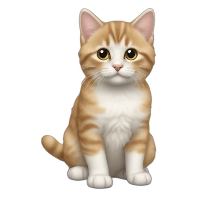 Chaton à côté d'un chiot sticker
