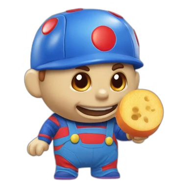 Chucky's cheese sticker