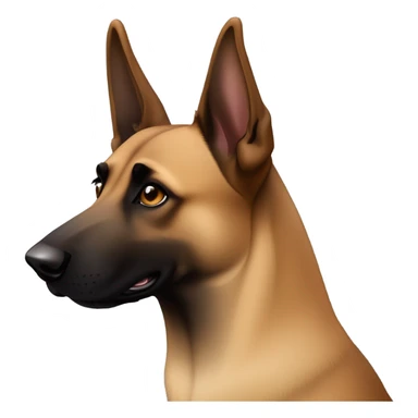 belma malinois shepherd cute  sticker