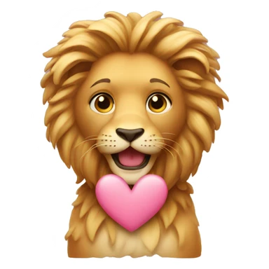 Heart with leo print sticker