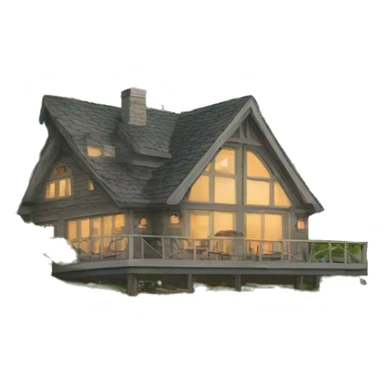 Lake house sticker