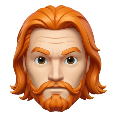 Aquamen face men 3d sticker