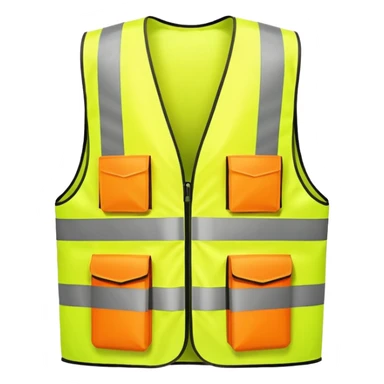 yellow safety vest sticker