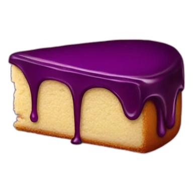 Plum cake sticker