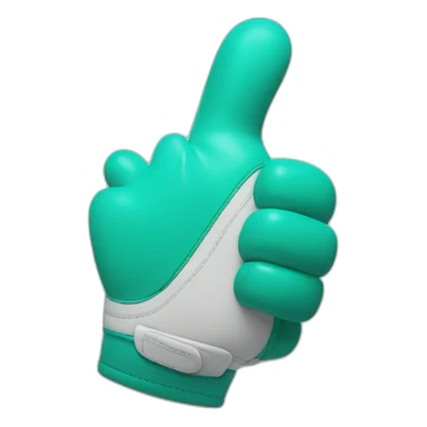 mickey mouse glove thumbs up sticker