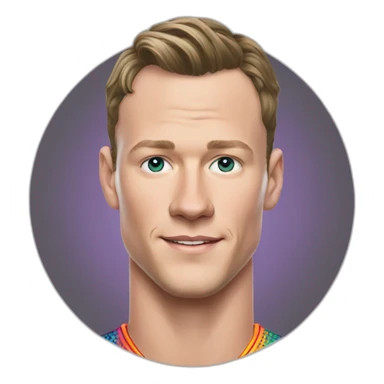 Disco Jonathan Toews wearing rainbow lace shirt sticker