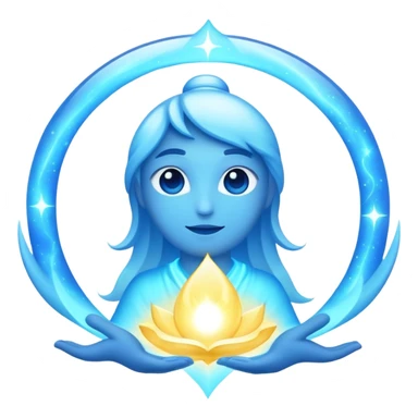 pouvoir ultime bleu sticker