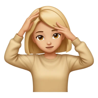 Girl dabbing sticker