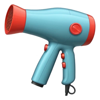 hair dryer sticker